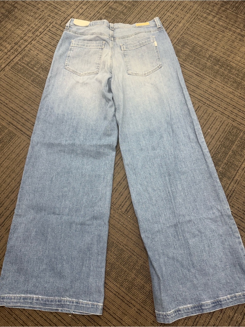 Ag Adriano Goldschmied Light Blue Wide-Leg Jeans - Picture 2 of 4